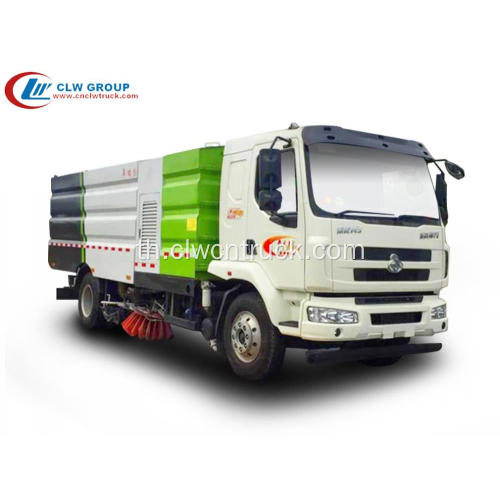 รับประกัน 100% Dongfeng 12cbm รถบรรทุกกวาดถนนสูญญากาศ